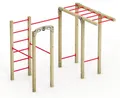 Klimmzugstange Wickey FIT Base 815 Calisthenics Fitnessgerät mit Klimmzugstange