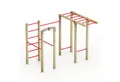 Wickey Turnreck Fit Base 815 – Calisthenics-Station & Kletterspaß für den Garten, (Kraftstation, Fitnessstation, Sportgeräte für zuhause, Workout, Krafttraining, Gymtower, Fitnessturm, Ideal für Spielspaß & funktionales Outdoor-Training, Kompaktes Calisthenics- & Spielgerät fördert Kraft & Gleichgewicht), extrem witterungsbeständig mit 5 Jahren Garantie*