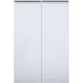 Aktenschrank BORCHARDT MÖBEL "Tom", weiß (weiß, matt), B:76cm H:116cm T:35cm, Spanplatte, Schränke, Breite 76 cm, Mehrzweckschrank