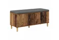 vidaXL Sitzbank Flurbank mit Kissen mit Speicher Altholz 100 x 38 x 46 cm (1-St)