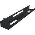FineBuy Kabelkanal Schreibtisch 80x7x13 cm breit Untertisch Kabelführung Metall, Kabelmanagement Kabelwanne Pulverbeschichtet, Kabelschacht waagrecht