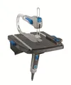 Dremel MS20 Moto-Saw Dekupiersäge, kompakte 2-in-1-Tischkreissäge (70 W) mit 1 Zubehörteil und 5 Sägeblättern für seitliche und lange Schnitte in Weiches Holz, Laminat und Kunststoff