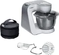 Bosch MUM58200 Küchenmaschine 1000W 3,9l Edelstahl Weiß/Silber Zubehör