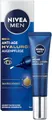 NIVEA MEN Anti-Age Hyaluron Augenpflege, straffende Augencreme gegen Falten und Augenringe, feuchtigkeitsspendende Augenpflege mit Hyaluron (15 ml)