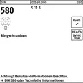 Ringschraube DIN 580 M8 C 15 E 25 Stück