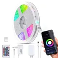 B.k.licht - Led Strip 5 M - Smart, Dimmbar, Farbwechsel, Sprachsteuerung, Rgb