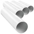 Lüftungsrohr Lüftungskanal Abluftrohr Abluftkanal PVC dalap Ø100/500mm 1005
