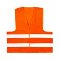 Warnweste mit Reflektoren Erwachsene Orange Sicherheitsweste Reflektierend 🦺