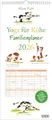 Yoga für Kühe Familienplaner 2026 – Wandkalender – Familien-Kalender mit 6 Spalten – Format 22 x 49,5 cm: Mit 6 Spalten, Ferientabellen und Jahresübersicht 2026