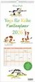 Yoga für Kühe Familienplaner 2026 - Wandkalender - Familien-Kalender mit 6