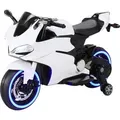 Actionbikes Motors Motorrad 1299SS Weiß - Kinder Elektromotorrad mit Soundmodul - Bremsautomatik - Kinder Fahrzeug elektrisch ab 3 Jahre - Kinder ...