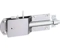 Sicherheits-Stallriegel leicht mit flachem Griff und Schlaufe 200 x 70 mm galv.