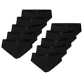 Götzburg Herren Slip 740921 10er Pack, Farbe:Schwarz, Wäschegröße:L