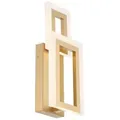 Elstead Lighting Led-Wandleuchte Eurofase, Gold, Metall, Kunststoff, G, 17.6x40.6 cm, Lampen & Leuchten, Innenbeleuchtung, Smart Lights, Smart Home Wandleuchten