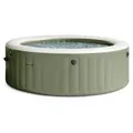 INTEX Whirlpool PureSPA Bubble Massage rund 216x71cm Spa aufblasbar 6 Personen - Grün