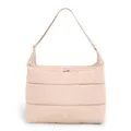 GOT BAG Schultertasche Puffer Square Bag | Gesteppte Handtasche mit 13” Laptopfach Wasserabweisend |Puffy Schultertasche mit verstellbaren Gurt (pearl)