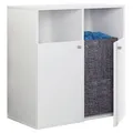 Wäscheschrank Klidas L Weiß