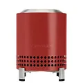 Solo Stove Mesa XL Tischfeuer Outdoor | Raucharmer Mini Tischkamin, Deko für Garten, Terrasse und Balkon, Für Pellets/Holz, Edelstahl, Inkl. Standfuß, Aufbewahrungsbeutel, 21,8 x 17,8cm, 1 kg, Rot