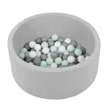 Selonis Bällebad Bällepool Für Baby Kinder 70X30cm/150 Bälle Rund