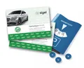 SIGEL T1096 Fahrtenbücher für PKW, 2er Set, mit Parkscheibe/Eiskratzer (2xFA614, A6 quer, 80 Seiten) - für Deutschland und Österreich, vom Finanzamt anerkannt, aus nachhaltigem Papier