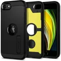 Handyhülle für iPhone SE 2022/2020 8/7 Spigen Case Cover Etui Tasche Schwarz