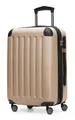 Hauptstadtkoffer Spree - Handgepäck, 55 x 36 x 21 cm, TSA, 4 Rollen, 42 Liter, Reisekoffer, Hartschalenkoffer, Rollkoffer, Bordgepäck Koffer, erweiterbar, Champagner