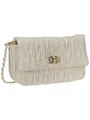 SEIDENFELT MANUFAKTUR Schultertasche Umhängetasche Floro Shoulder Bag Happy Beige creme