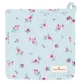 Greengate Topflappen SILA PALE BLUE Blau Blumen 2er Set Baumwolle