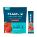 Liquid I.V. Hydration Multiplier - Strawberry - Hydration Powder Packets | Electrolyte Drink Mix | Easy Open Single-Serving Stick | Non-GMO | 16 Sticks