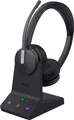 Yealink WH64 DECT Wireless Dual Headset | mit Ladestation | Microsoft Teams zertifiziert