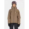 SOS Skijacke La Thule im besonders wetterfesten und komfortablen Design braun XS