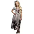 Boland Hexen-Kostüm Zombie Braut Halloween Kostüm für Mädchen, Kleid weiß 7-9 Jahre