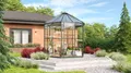 Vitavia Gewächshaus-Pavillon "Juno 4500" inkl. Stahlfundament smaragd grün 4,5 m² 3 mm ESG, 6 mm HKP