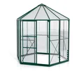 Vitavia Gewächshaus Pavillon 4 - 253x221x263cm - smaragdgrün - Aluminium / Glas / Glas
