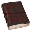 Gusti Buch Leder - Dalena Notizbuch Tagebuch Skizzenbuch Motiv Kamel DIN A6 Leder