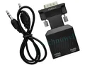 VGA auf HDMI Adapter 1080P HDTV mit Audio Übertragung Konverter 3,5mm Audioansch