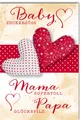Geburt - Baby - Glückwunschkarte im Format 11,5 x 17 cm - Herzen Zuckersüß