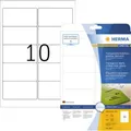 Herma 8018 Folien-Etiketten 96 x 50.8 mm Folie, glänzend Transparent 250 St. Permanent haftend Laserdrucker, Kopierer, Farblaserdrucker, Farbkopierer