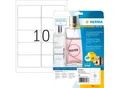 Herma Folienetiketten Special Nr. 8018, 96 x 50,8 mm, wetterfest, selbstklebend, permanent, transparent, 250 Stück