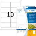 HERMA Selbstklebend durchsichtig 50.8 x 96 mm 250 Etiketten 25 Bogen x 10 Folienetiketten (8018)
