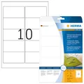 HERMA 8018 Etiketten 96x50,8mm 250 Stück Folie wetterfest transparent glänzend