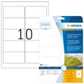 HERMA 8018 Etiketten transparent glasklar A4 96x50,8 mm transparent klar Folie g