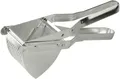 Fackelmann 45450 – Hochwertige Kartoffelpresse für samtiges Püree, verzinnt, multifunktional, Silber, 290x100x80mm