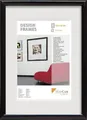 Kunststoff Bilderrahmen Design Frames schwarz, 70 x 100 cm  Bilderrahmen