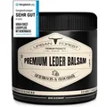 Lederbalsam & Lederpflege für Auto Möbel Jacke Motorradbekleidung Handtaschen Ledercouch Schuhe Sattel für Pferde Lederfett Premium Leder Balsam...