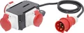 as-Schwabe MIXO Stromverteiler 400V 16A CEE-Stecker auf 3x CEE-Steckdose IP44