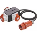 Kompaktverteiler CEE-16 A, 5-polig AS-SCHWABE Verteiler Stromverteiler Steckdose