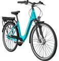Zündapp Z600 City E Bike Damen 28 Zoll Elektrofahrrad 7 Gang Nabenschaltung 150 - 165 cm Elektro Damenfahrrad türkisblau