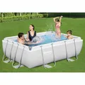 Power Steel Swimming Pool Set 282x196x84cm Schwimmbecken Schwimmbad Bestway