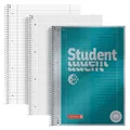 BRUNNEN Collegeblock Premium Student DUO 28 + 27 liniert und kariert DIN A4...